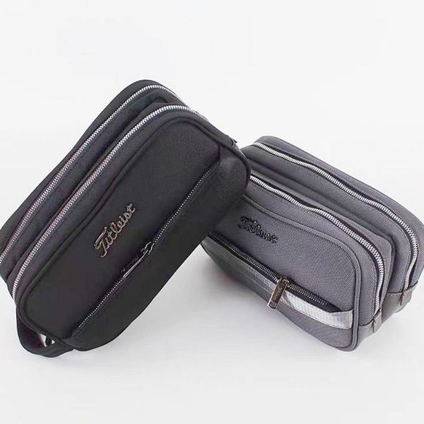 

wallets golf bags, clutches, double zipper isolation leisure factory direct sales, 12 hours delivery, Red;black