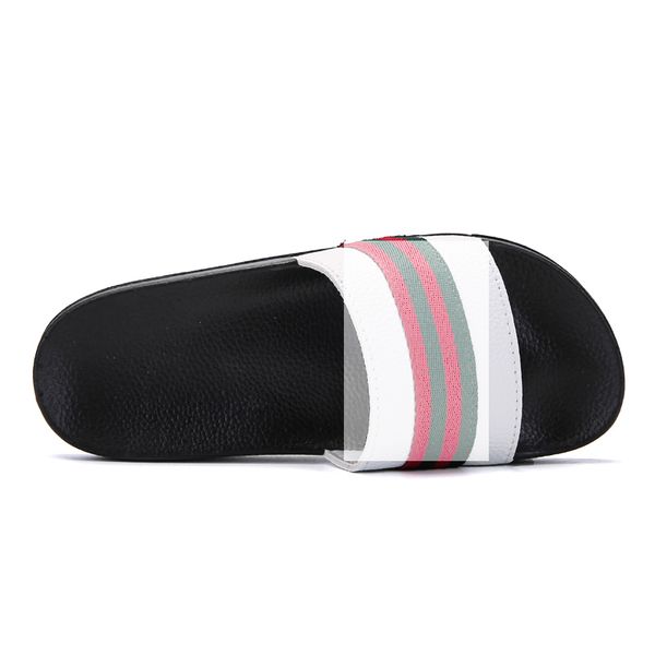 

men women bee pattern slipper fashion designers flat slides flip flops summer outdoor loafers bath shoes beachwear slippers, Black