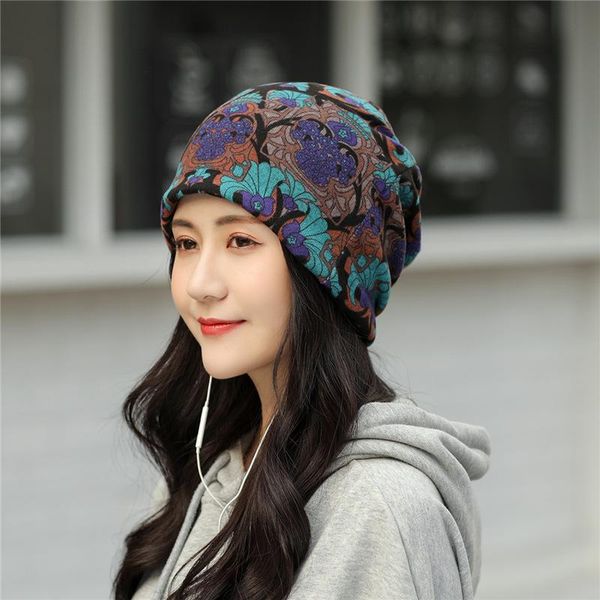 

beanie/skull caps fashion bonnet hat for men and women autumn skullies beanies spring casual soft turban hats hip hop beanie headscarf, Blue;gray
