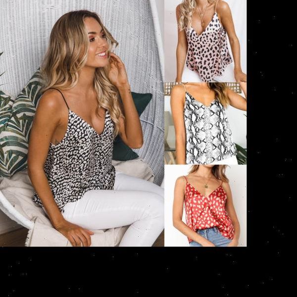 

new women ladies leopard chiffon camis printed new blouse vest tank sleeveless fashion style tank top, White