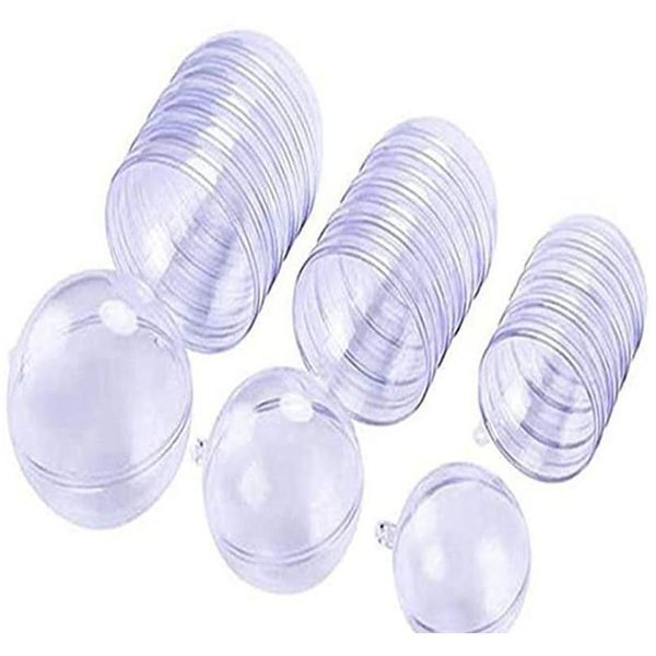 

christmas decorations openable transparent plastic christmas ball baubles 4cm to 14cm christmas tree ornament pa jlljkh xmh_home