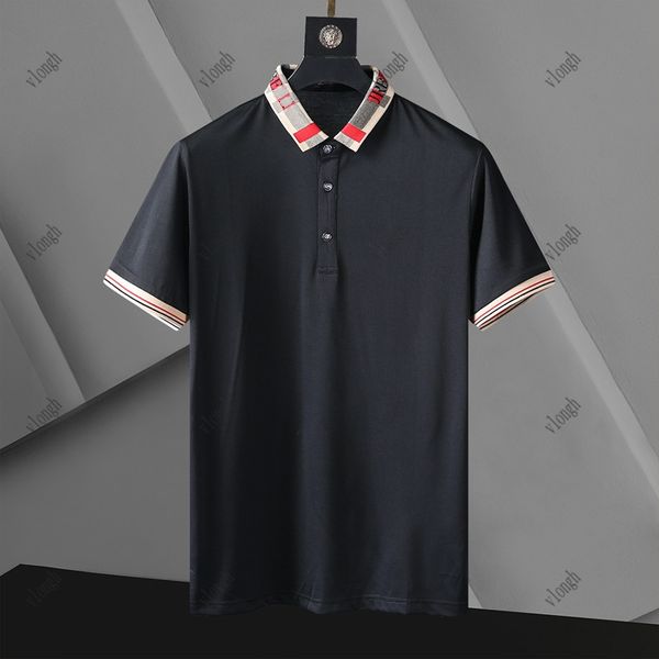 

designer mens polo luxury brand europe and america fashion clothing business polos sweatshirt men s leisure breathable shirt size m-4xl 1025, White;black