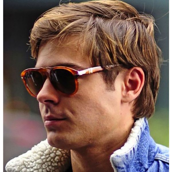 

2021 luxury classic vintage pilot steve style uv400 polarized sunglasses 007 men driving brand design sun glasses oculos 649, White;black