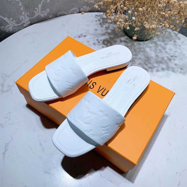 

slippers slim new flat heels 2021 summer heel solid color square head flip flop for women's flat shoes yw yw, Black