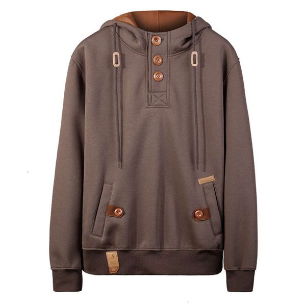 

long sleeve sweater men's hooded hip hop trendy pullover in autumn 2021, Black