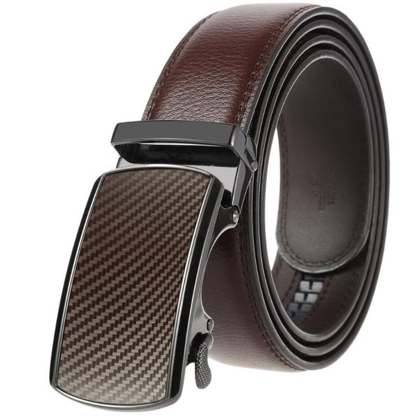 

belts male designer automatic buckle cowhide leather men's belt luxury men ceinture homme ly236-44505-1, Black;brown