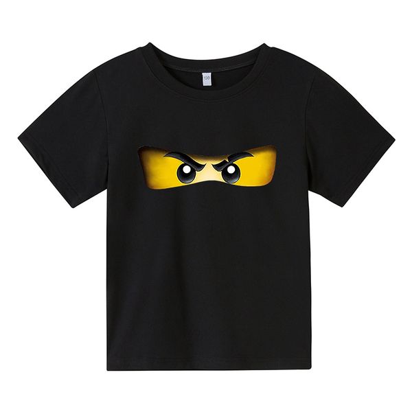

4-16 years toddler boy t-shirt kid clothes legoes kid shirt ninjago shirt short sleeve childrens clothing girls clothing summer, Blue