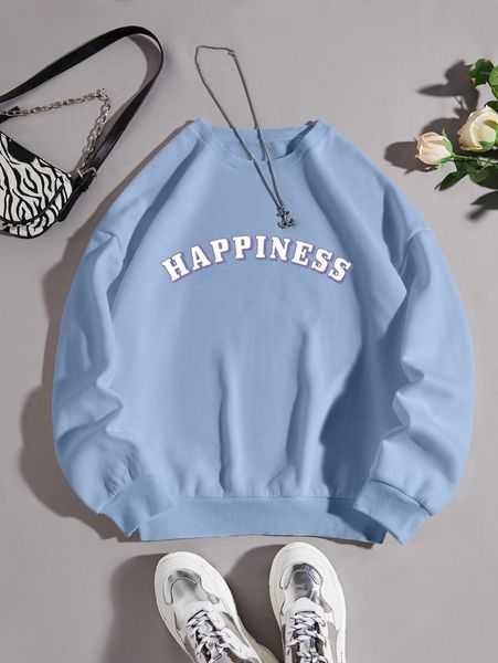 

letter graphic thermal lined sweatshirt x3y3#, White;black