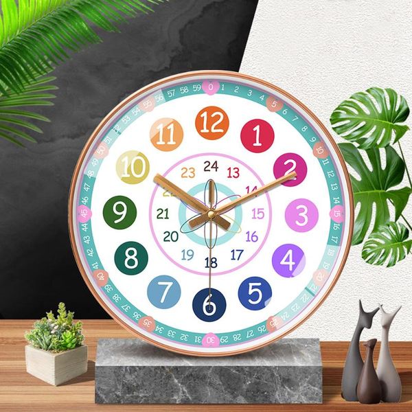 

colorful clocks children montessori wooden clock toys hour minute second cognition toys for kids early preschool teaching aids