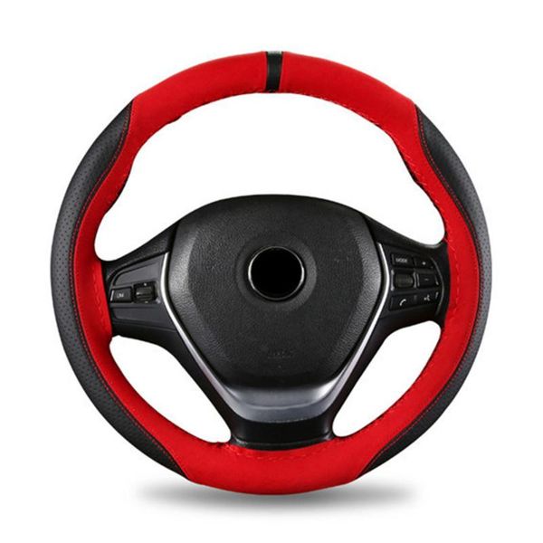 

steering wheel covers fits 15\" cover car protector leather comfortable handle