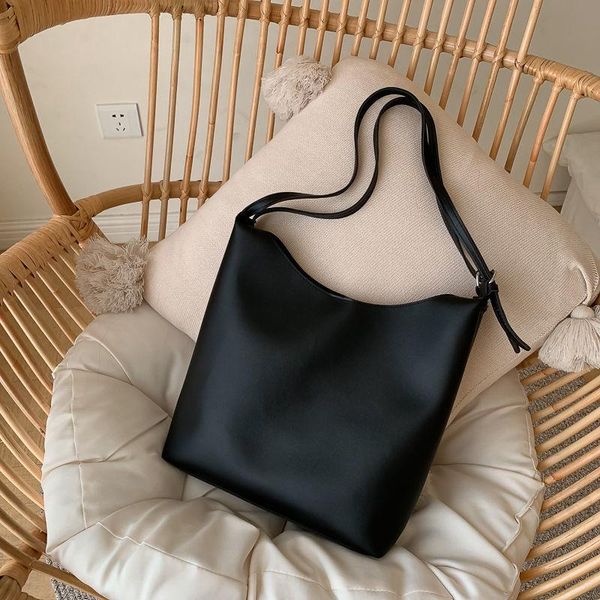 

evening bags retro pu leather shoulder for women 2021 luxury handbags designer totes large valum big