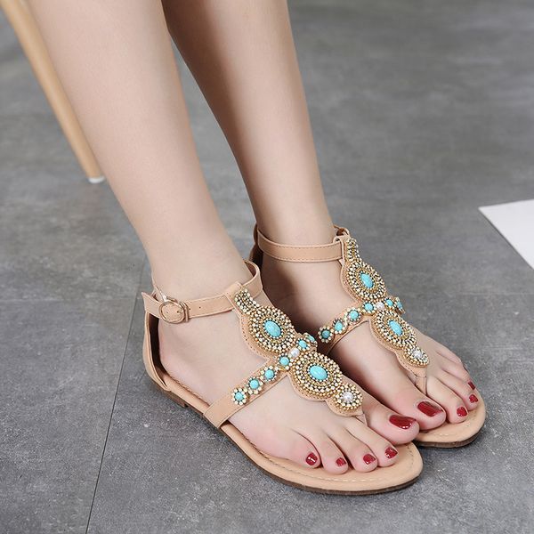 

swonco woman flip flips beach female blead shoes sandals ygdm, Black