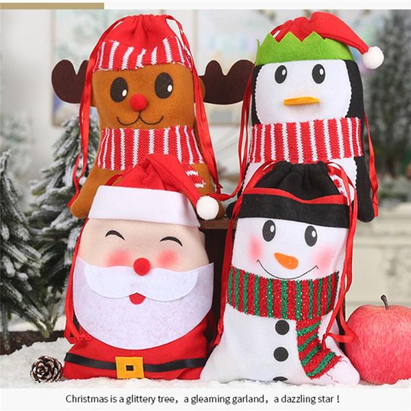 

gift wrap christmas bags cookie bag presents santa candy box packaging decorations year present
