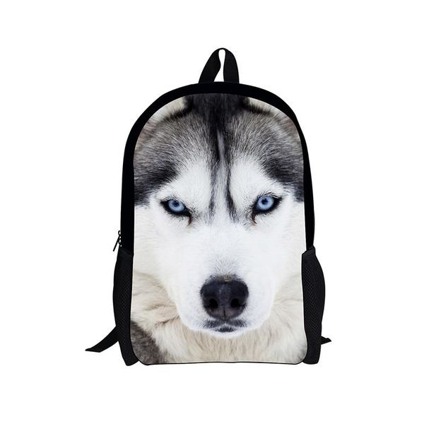 

backpack noisydesigns wolf printing school bags for boys girls children cartoon teen travel students book mini bag