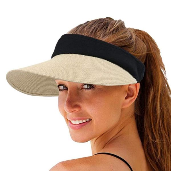 

party hats arrival summer hat women's sun visor anti-ultraviolet elastic hollow casual caps