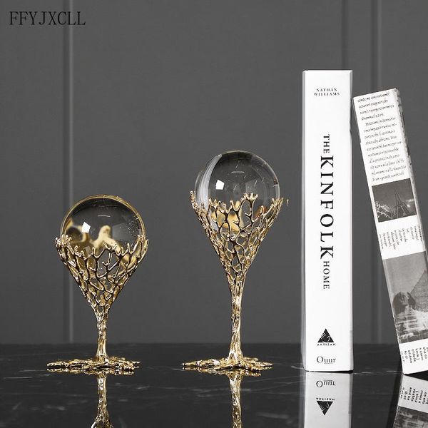 

nordic ins crystal ball light luxury decoration living room deskdecoration bedroom creative art wine cabinet decor crafts