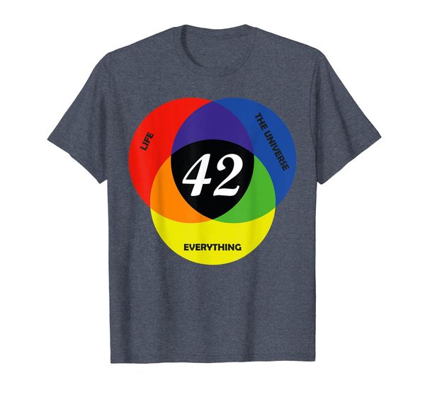 

everything the universe life t shirt 42 is the answer, White;black
