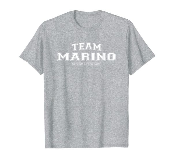 

Team Marino | Proud Family Surname, Last Name Gift T-Shirt, Mainly pictures