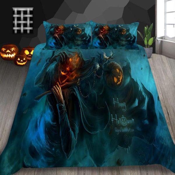 

bedding sets 3d set halloween duvet cover comforter covers soft breathable creative bed for kids adult