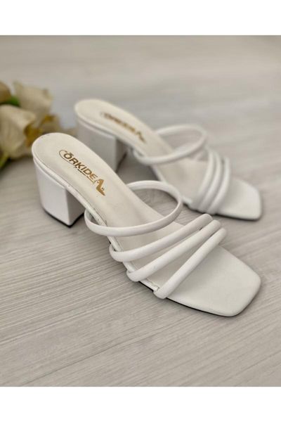 

slippers women's black high-heeled