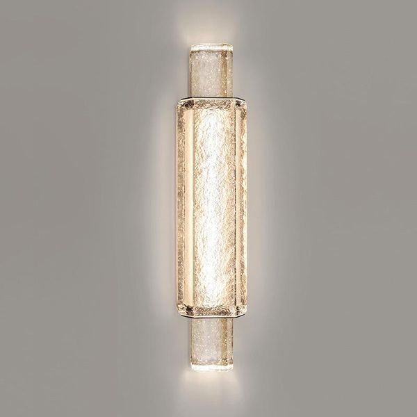 

simple crystal background wall living room wall lamp creative designer aisle l lobby decorative lamp