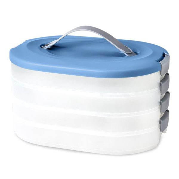 

household wonton dumpling storage box multi-layer grade quick ing box a1