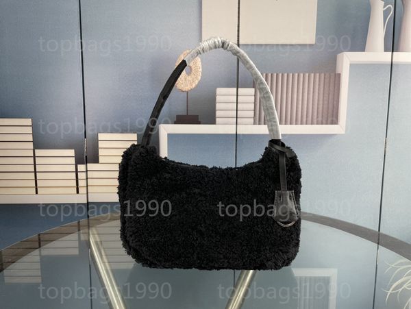 Оптовые дизайнер 27 см шерсть hobo сумка волосатые сумки классические роскошные аксессуары ткань PR мини-сумка на плечо высочайшее качество поставляется с коробкой