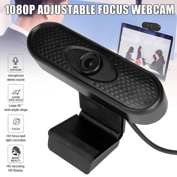

webcams 1080p hd webcam built-in noise rduction microphone usb computer camera for pc lap qjy99