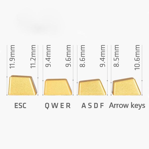 

replaceable metal keycap no words keys mechanical keyboard cross shaft key cap axyf