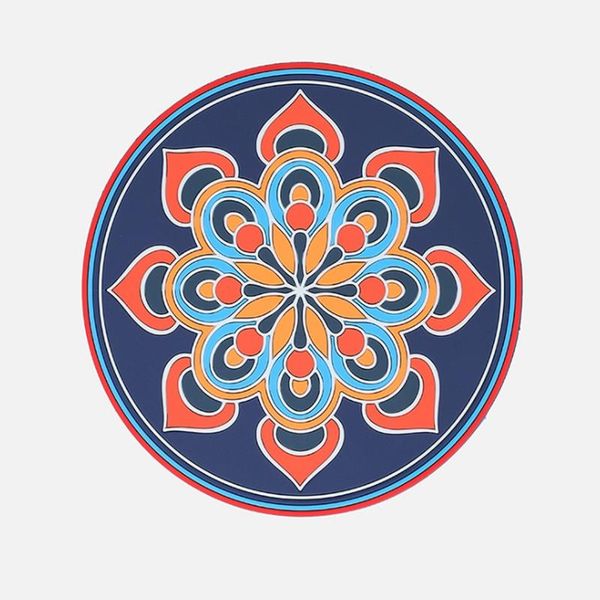 

mats & pads 500pcs small and large size silicone tea coffee cup mat pot table heat insulation pad