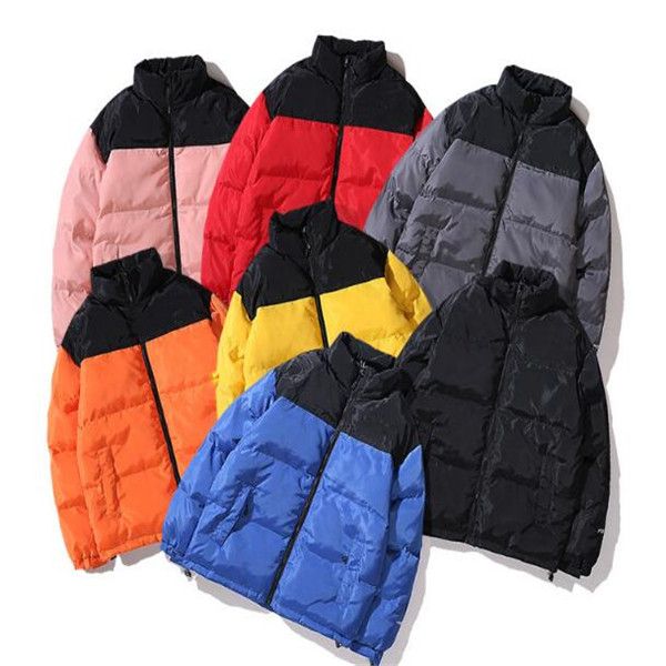 

mens down parkas coats women cotton jacket winter coat outdoor fashion zips, Black