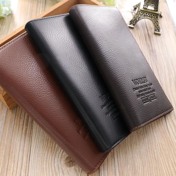 

wallets wallet man long han edition screens leisure card package more students soft high-capacity thin hand bag, Red;black