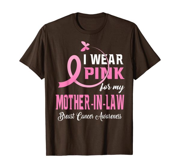 

I Wear Pink For My Mother-In-Law Breast Cancer Awareness T-Shirt, Mainly pictures