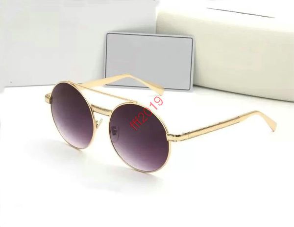 

gothic steampunk sunglasses men women brand designer vintage round metal frame sun glasses lunette de soleil, White;black
