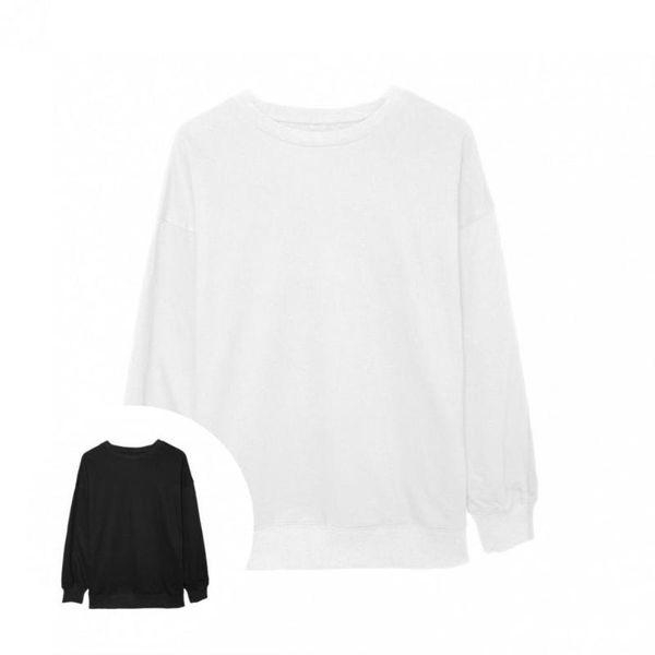 

women's hoodies & sweatshirts women sweatshirt long sleeve simple style sport casual, Black