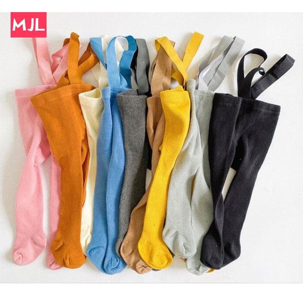 

jumpsuits mjl baby suspender pants 2021 brand autumn winter boys girls solid cute overalls toddler knit cotton, Blue