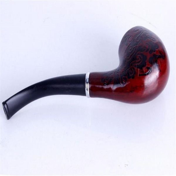 

party favor durable wooden enchase smoking pipe cigarettes pipes gift