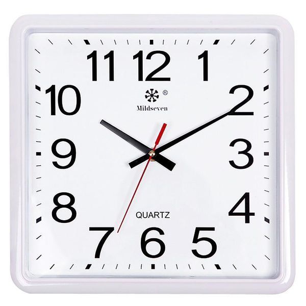 

wall clocks fashion clock square simple silent office bedroom living room creative electronic quartz modern