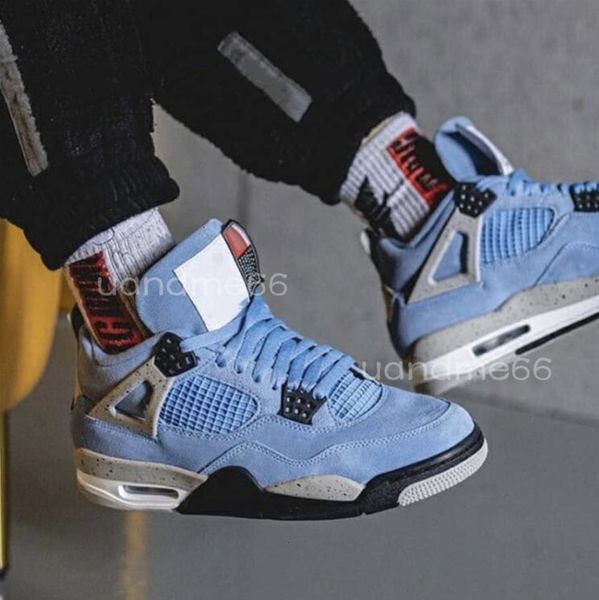 

2021 4 release men basketball shoes 4s se university blue jumpman fashion trainers luxury designer sneaker size 40--46, Black