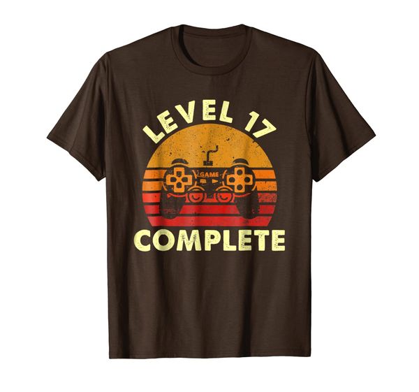 

level 17 complete vintage t-shirt celebrate 17th wedding, White;black