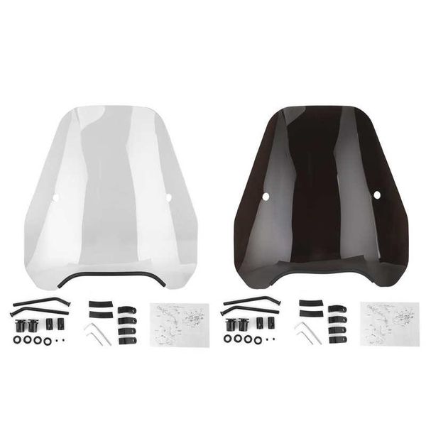 

motorbike wind deflector universal motorcycle windshield retro style wind deflector windscreen front headlight fairing part