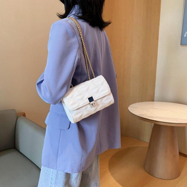 

shoulder bags bag for female 2021 fashion all-match ins messenger small diamond chain