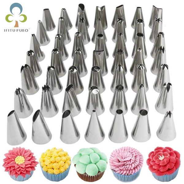 

baking & pastry tools cake decorating good quality stainless steel icing piping nozzles tips set accessories gyh