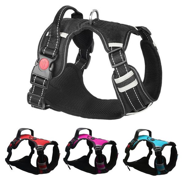 

dog collars & leashes matching leash collar reflective pet training supplies nylon big harness no pull medium large vest