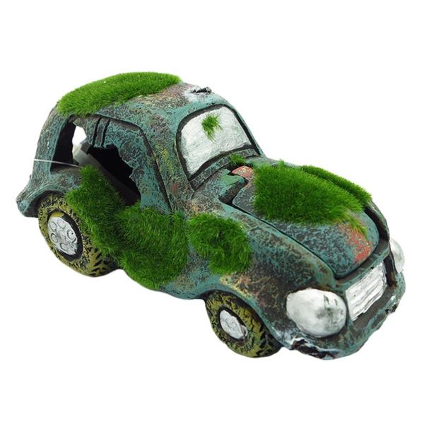 

decorations fish tank aquarium decor car shape ornament