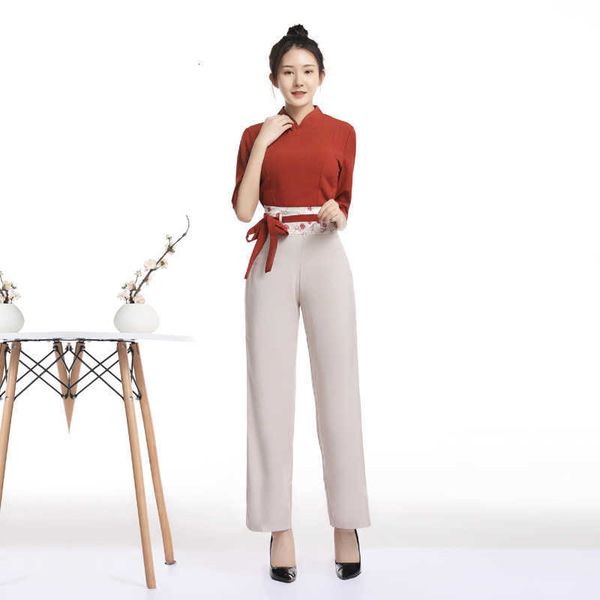 

luxury party evening dress 2021 beauty health care suit, therapy, foot bath technician's sauna and massage work cloth, spa club, White;pink