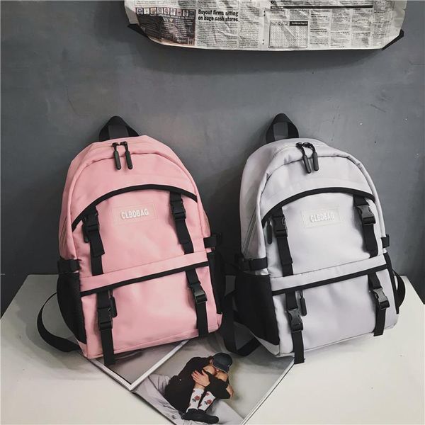 

backpack student women's high capacity traveling retro casual men's bags for women 2021