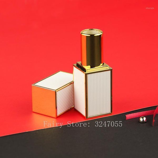 

storage bottles & jars 12.1mm 10/30/50pc white stripe square empty lipstick tube lip container shell packaging makeup cosmetics diy