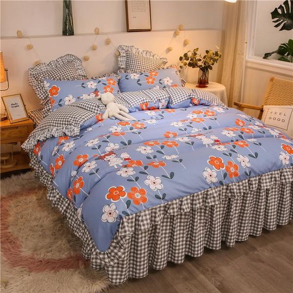 

bedding sets duvet cover cute girl korean style soft bedspreads 200x230 quilts for double bed sheet quilt pillowcase fashion oceania