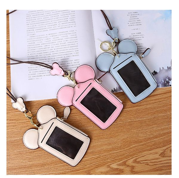 Estados Unidos PU PU PU pulseira de couro carteira Keychain Favor Favor Mouse Bangle Chaveiro Suporte Cartão Saco Silicone Frisado Bolsa Chaveiros Mulheres Jóias